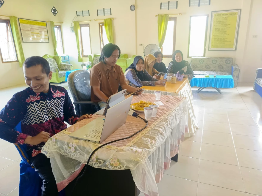 Tingkatkan Layanan Digital, Aparatur Kampung Banjar Agung Gelar Pelatihan Mandiri Aplikasi OpenSID
